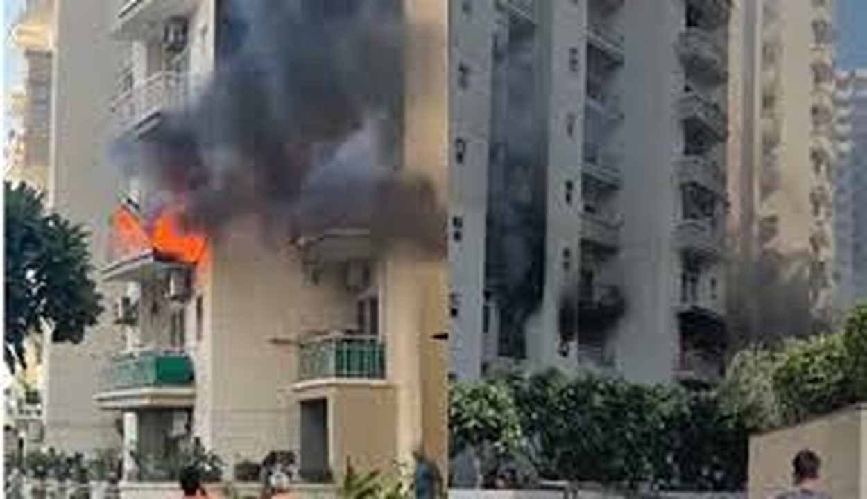 Noida Highrise Society Fire Incident