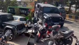 Noida Speeding Thar Accident News