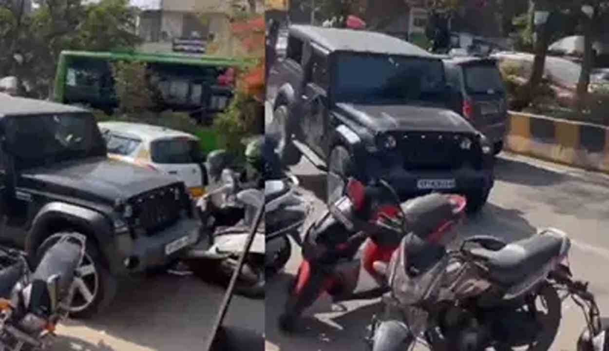 Noida Speeding Thar Accident News