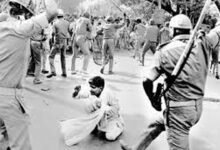 UP Police Lathi Charge on Prabhat Pheri