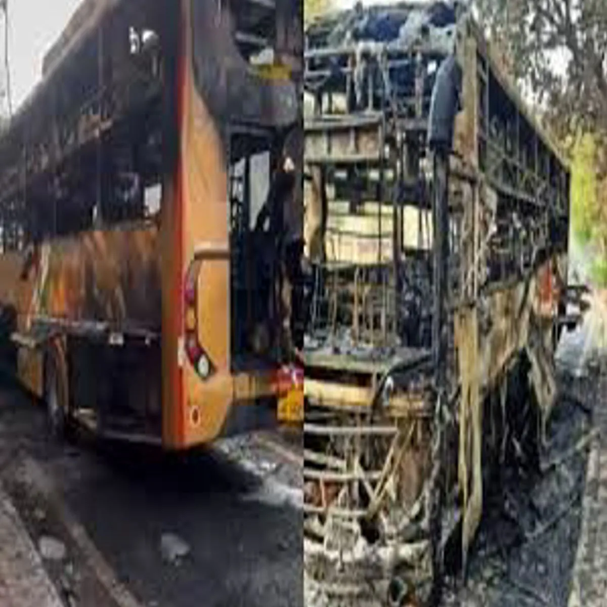 Delhi Bus Fire Delhi Bus Fire