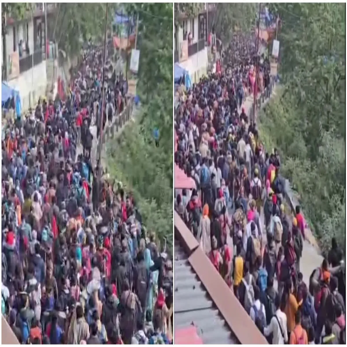 Chardhamyatra Chardhamyatra Bhari Bhid Jam Prbhavit