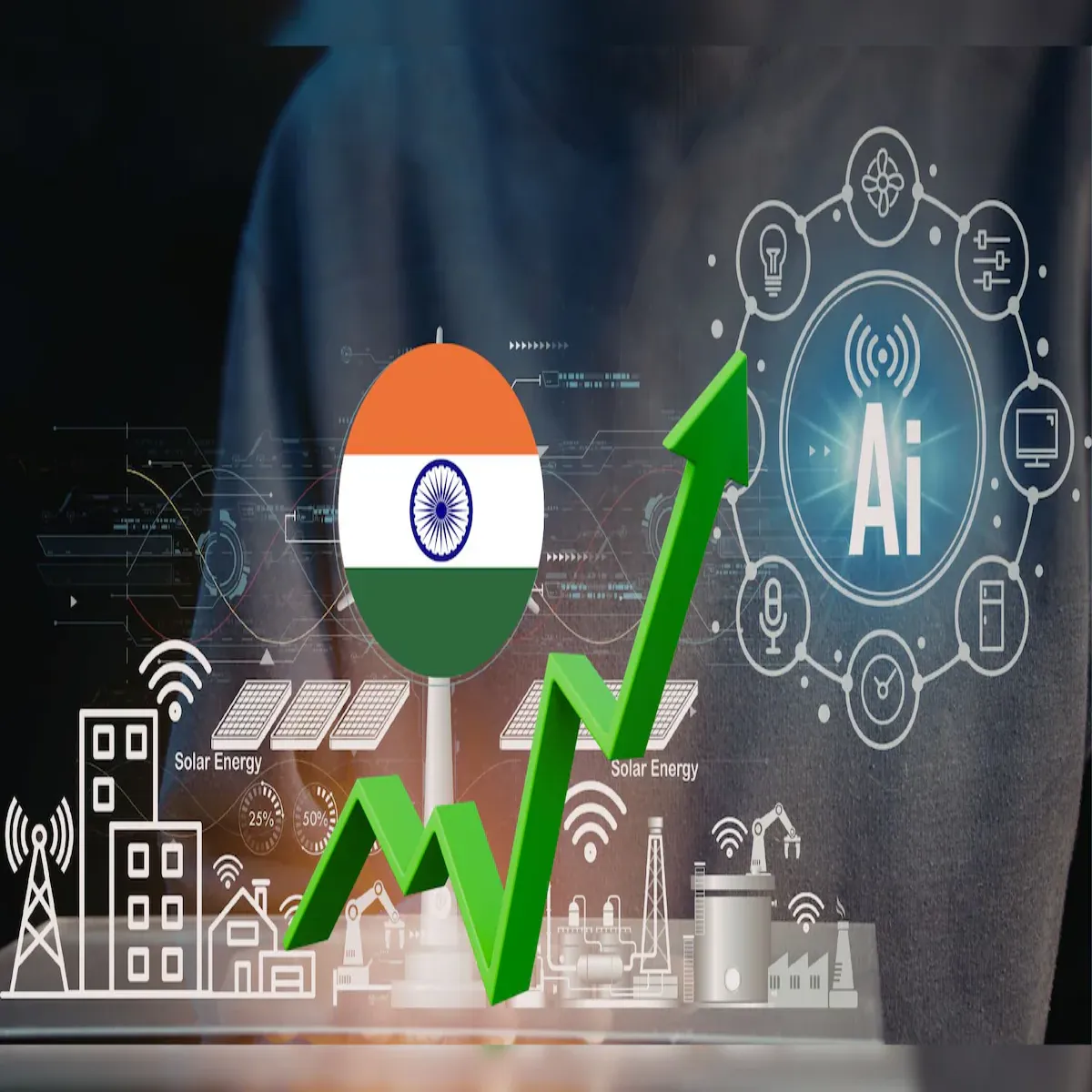 Economy Economy Dijitl Prgti Men Bhart