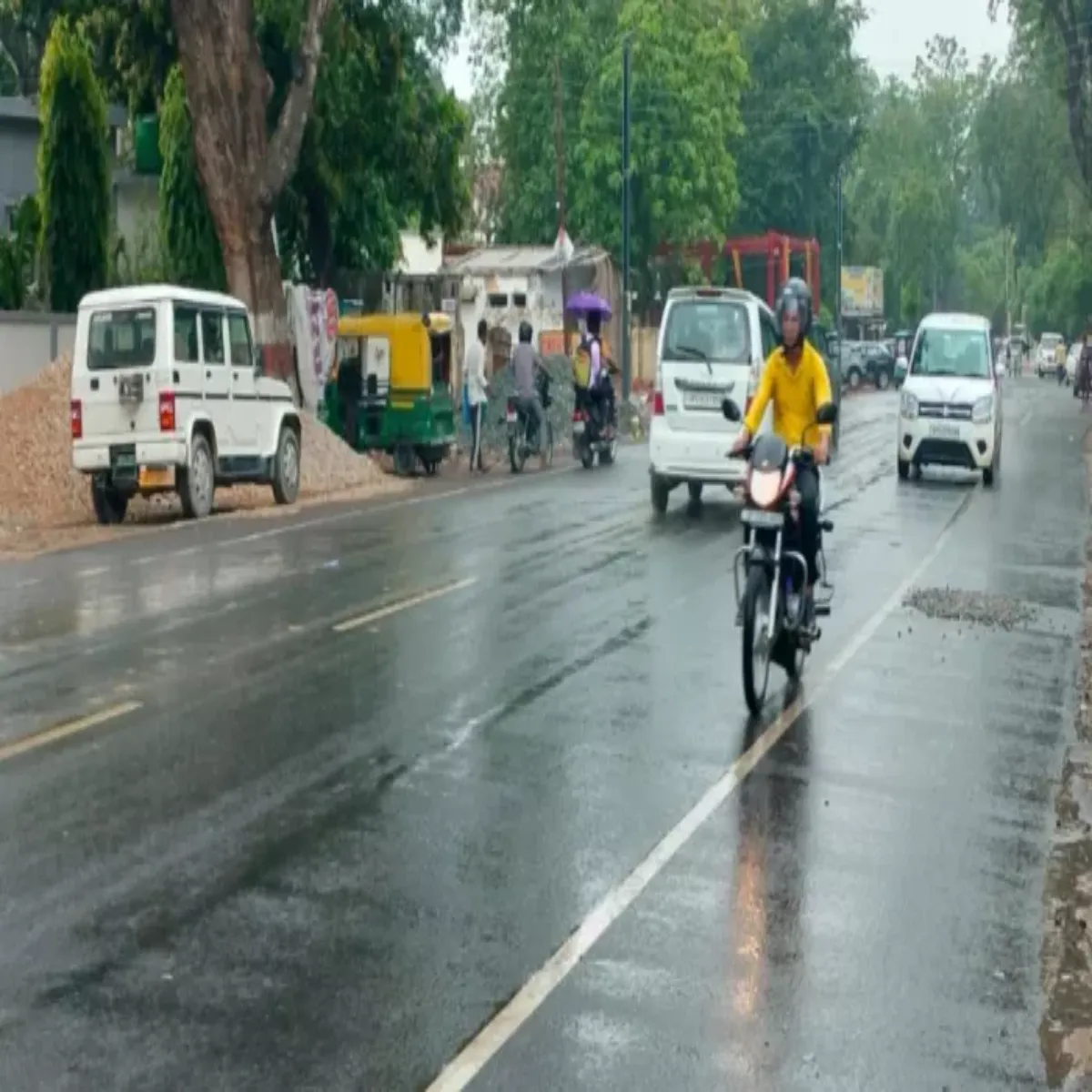 Lucknowweather Lucknowweather Subh Barish Bad Dophr