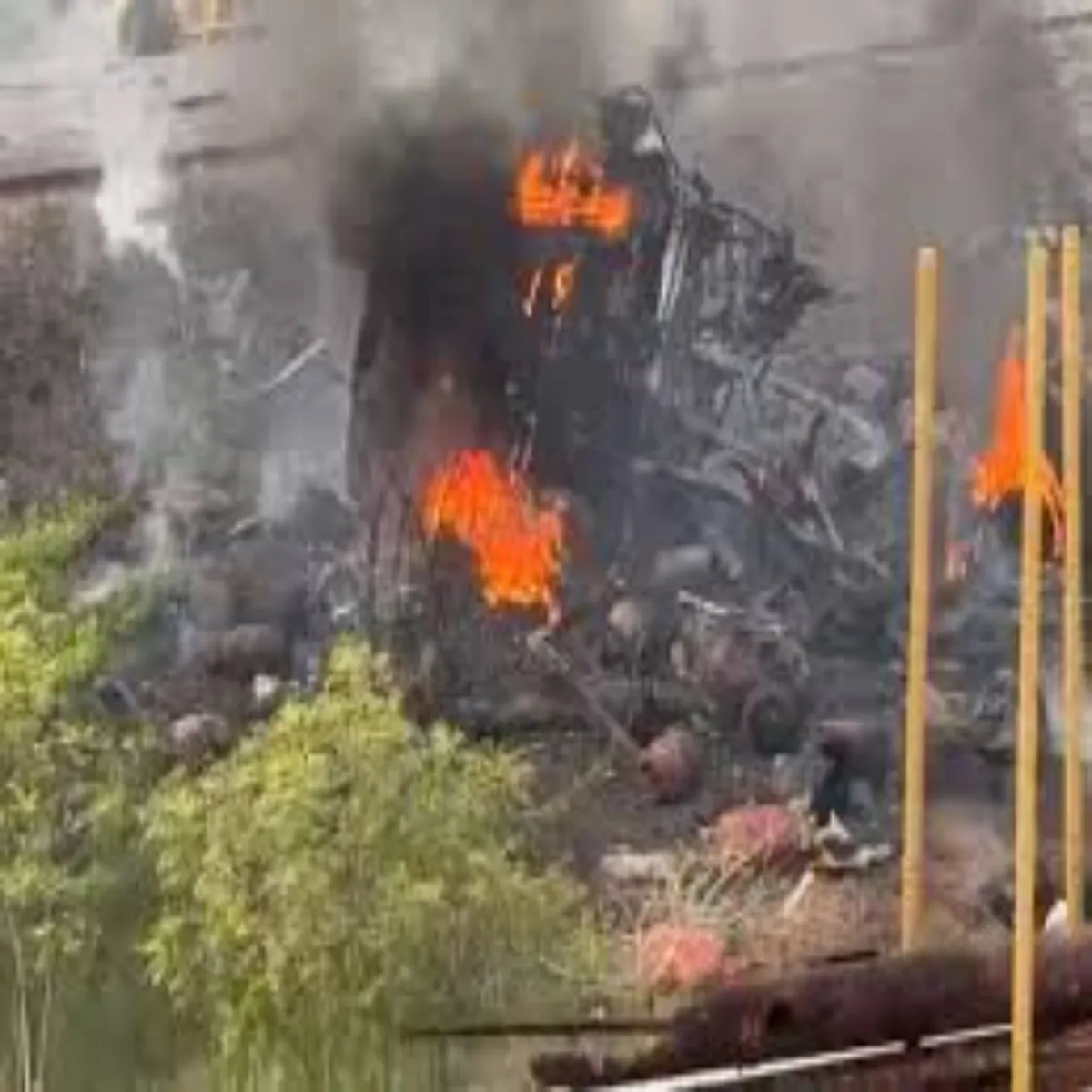 Gasexplosion Gasexplosion Tnjavur Men Elpiji Silendr