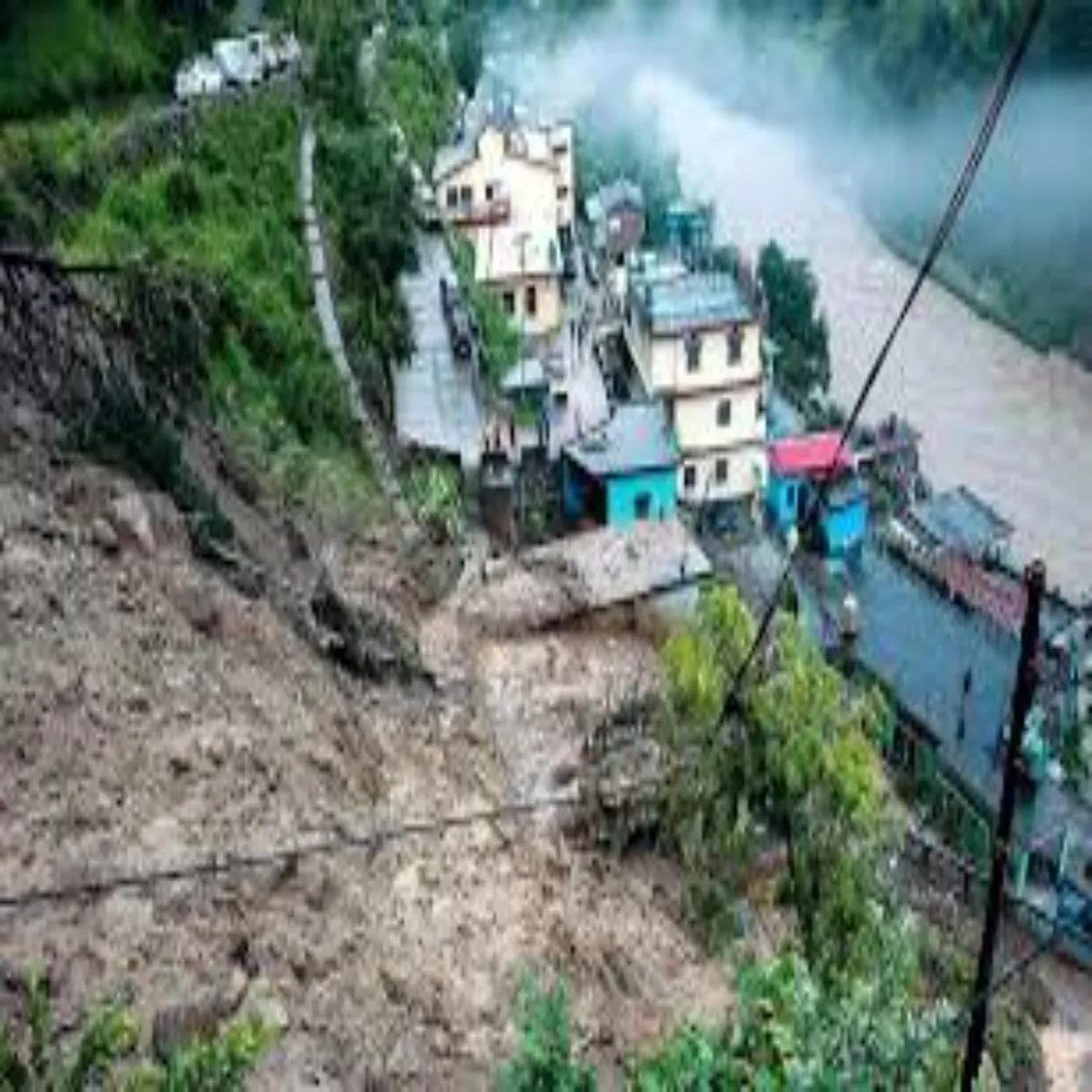 Landslide Landslide Bhari Barish Jyotirmth Kimana